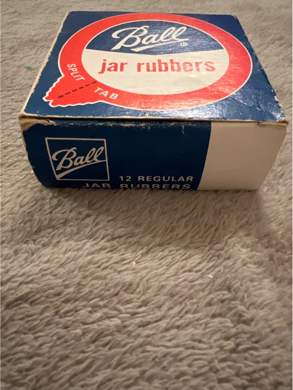Vintage Ball Jar Rubbers Box of 12 Regular Size